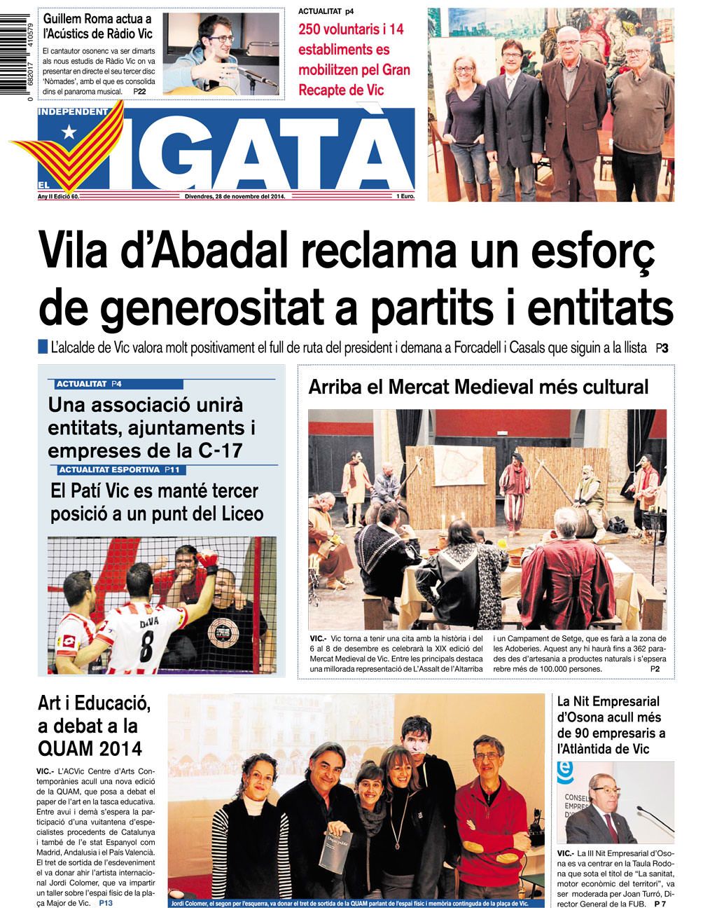 28.11.2014 elvigata portada