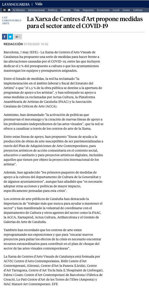07.05.2020 la vanguardia
